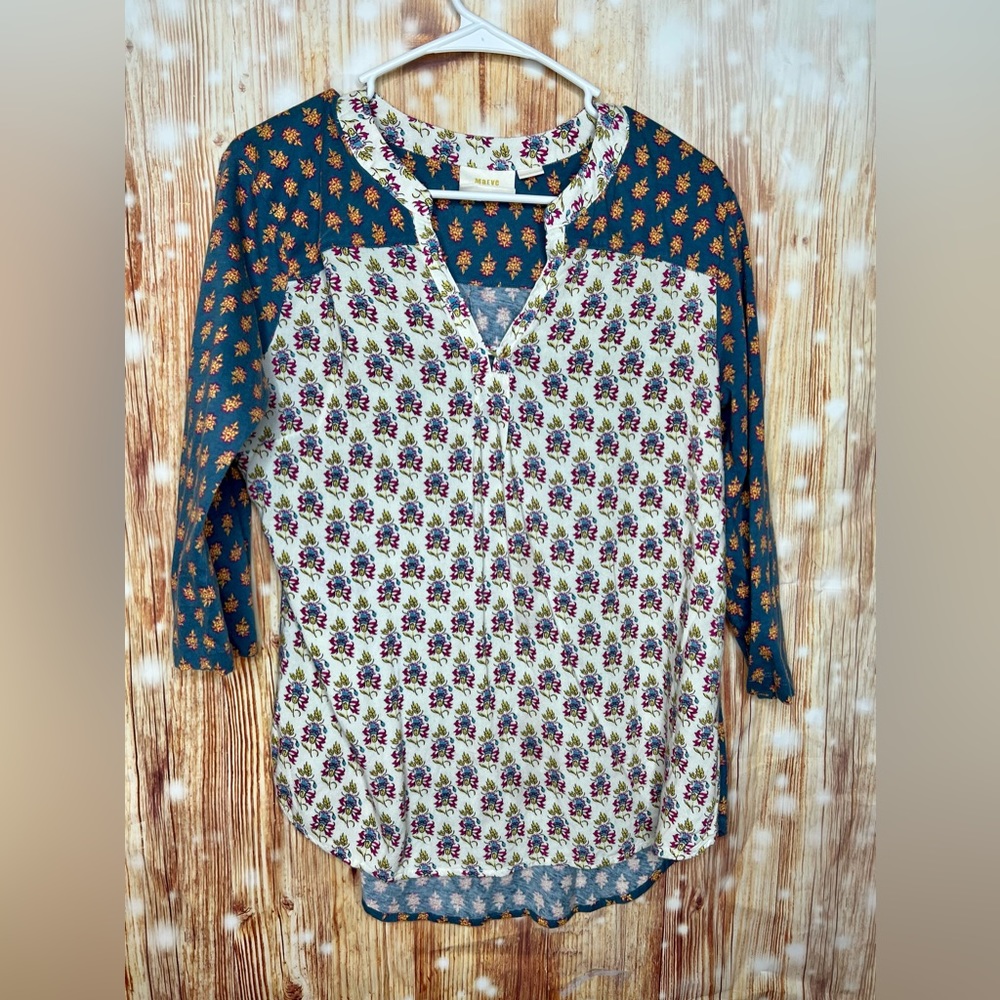 Anthropologie Maeve Mandan Top Size Large